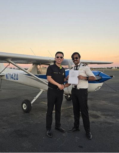 Aditya Pratap Singh, CPL holder trained with ThePilot.in in USA