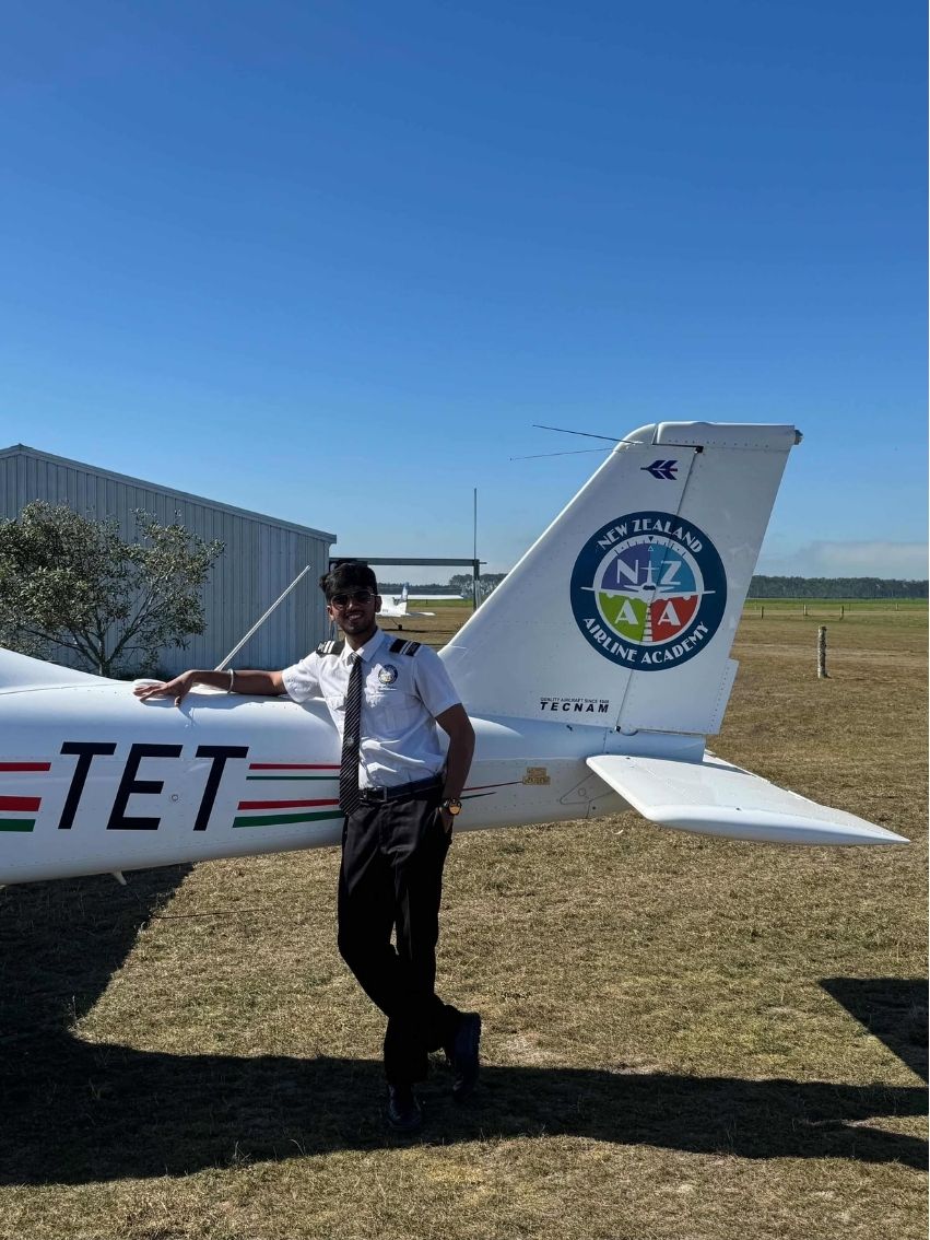 Akshay Dave, CPL holder trained with ThePilot.in in New Zealand