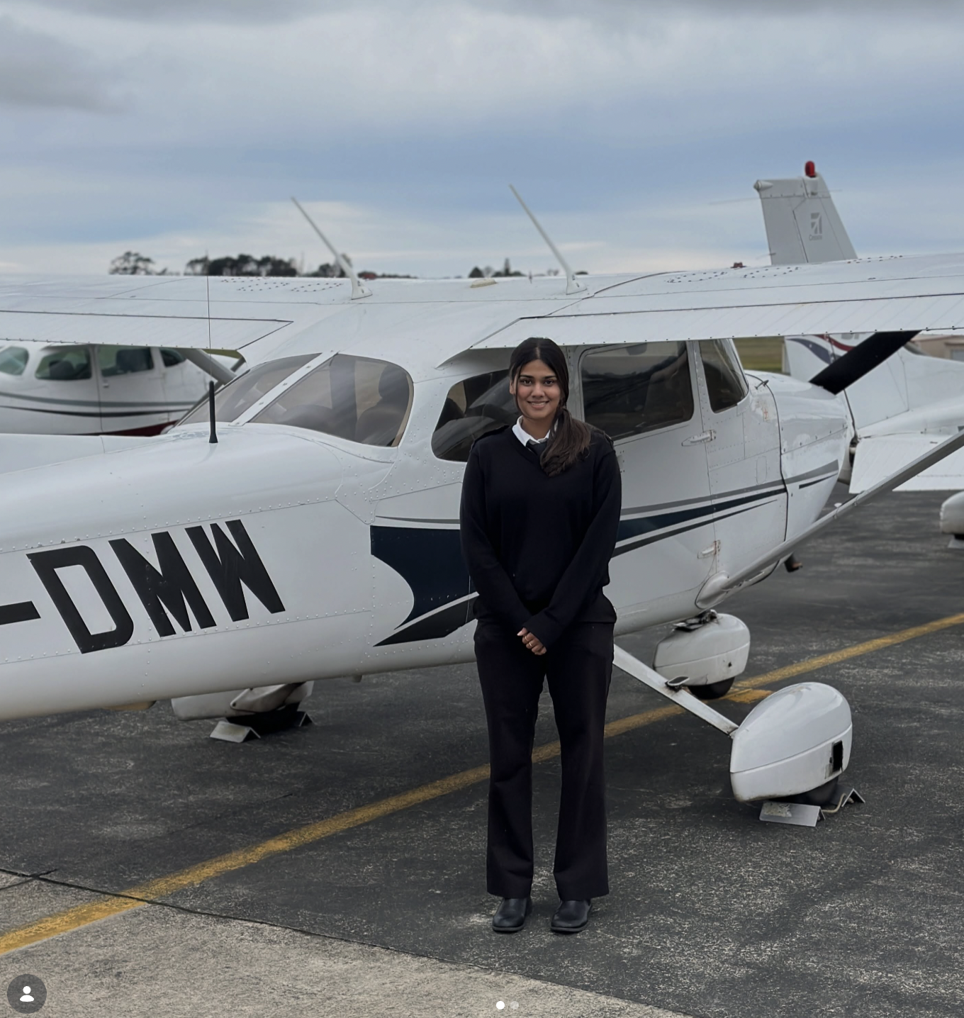 Lydia Baretto, CPL holder trained with ThePilot.in in New Zealand