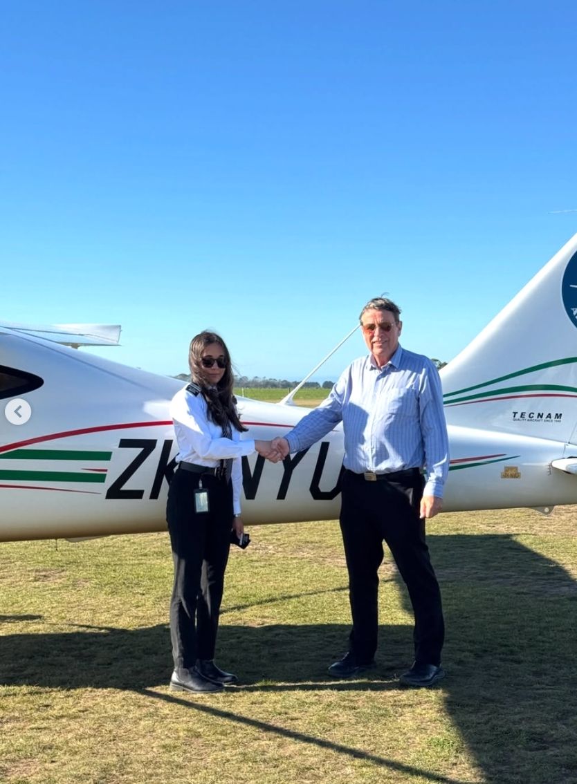 Palak Sharma, CPL holder trained with ThePilot.in in New Zealand