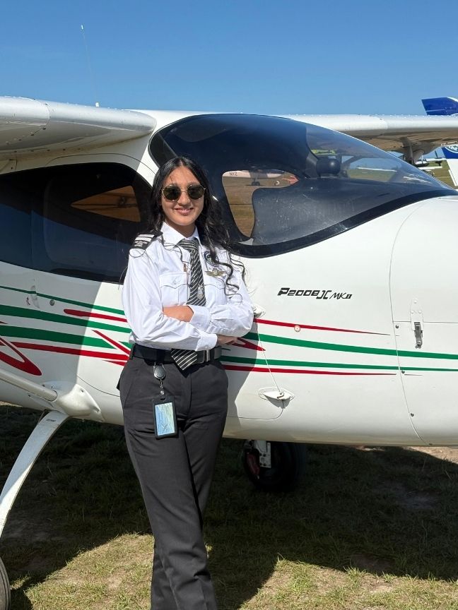Sheetal C, CPL holder trained with ThePilot.in in New Zealand