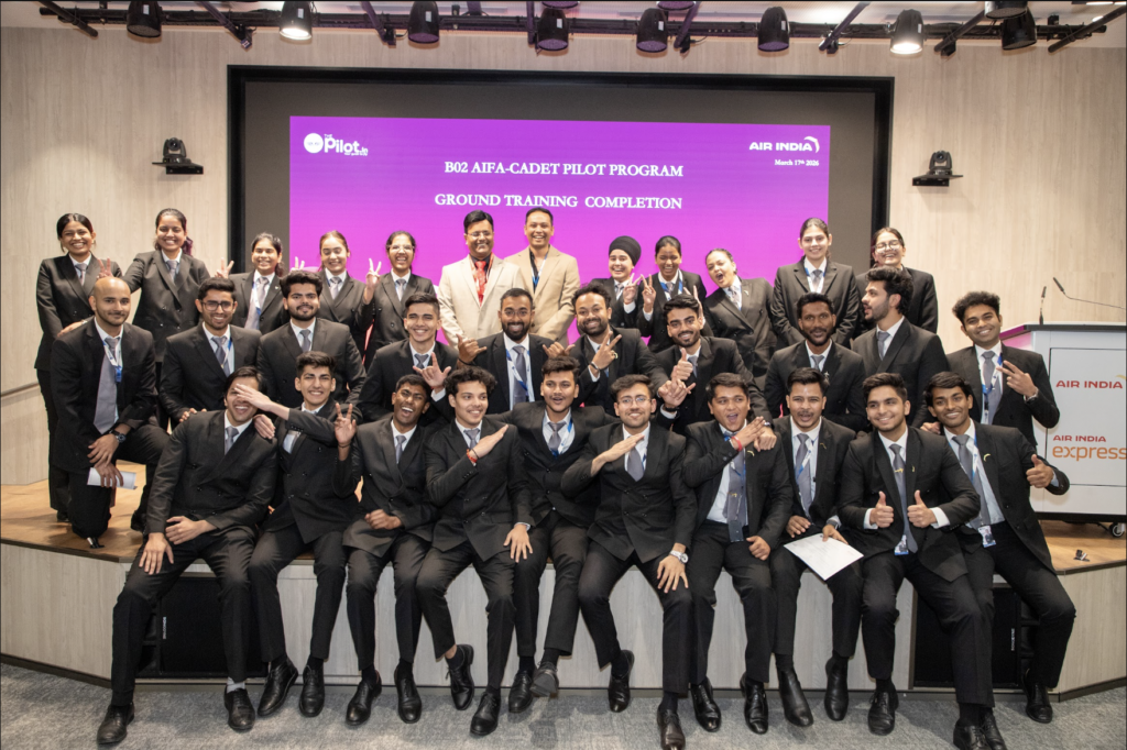 Cadet pilots preparing for the Air India Cadet Pilot Program at Air India Academy — ThePilot.in